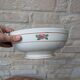 Vintage ironstone salad bowl Salins model Nénuphar 28cm