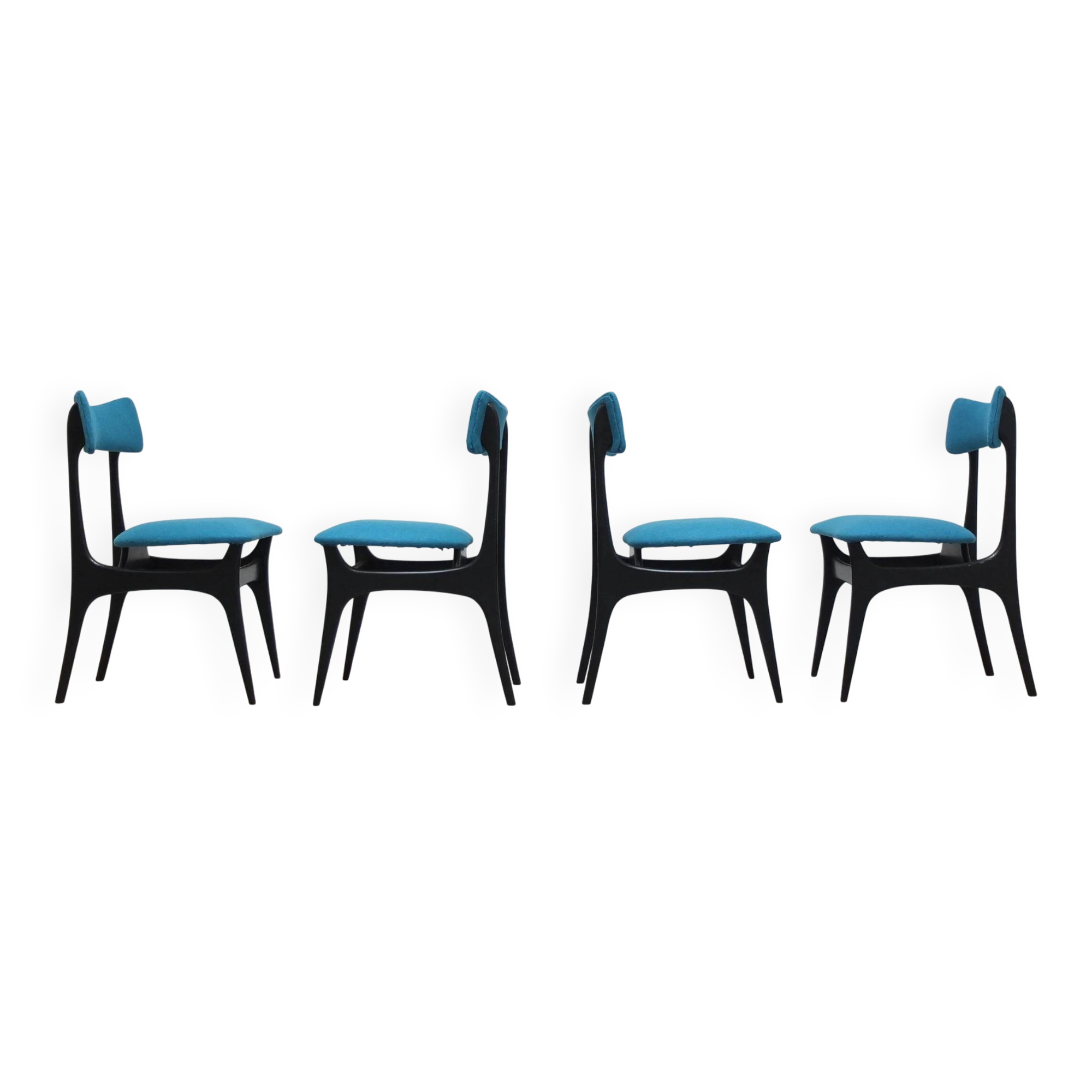 Set of 4 'S3' dining chairs by Alfred Hendrickx for Belform, 1950s