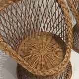 Rattan armchair