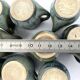 9 small denbac ceramic/flamed stoneware cups/glasses/mugs/liquor mugs • art deco • 1930
