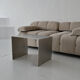 Table d'appoint Veliento en acier inoxydable