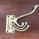 Brass patère