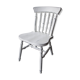 Chaise en bois blanc