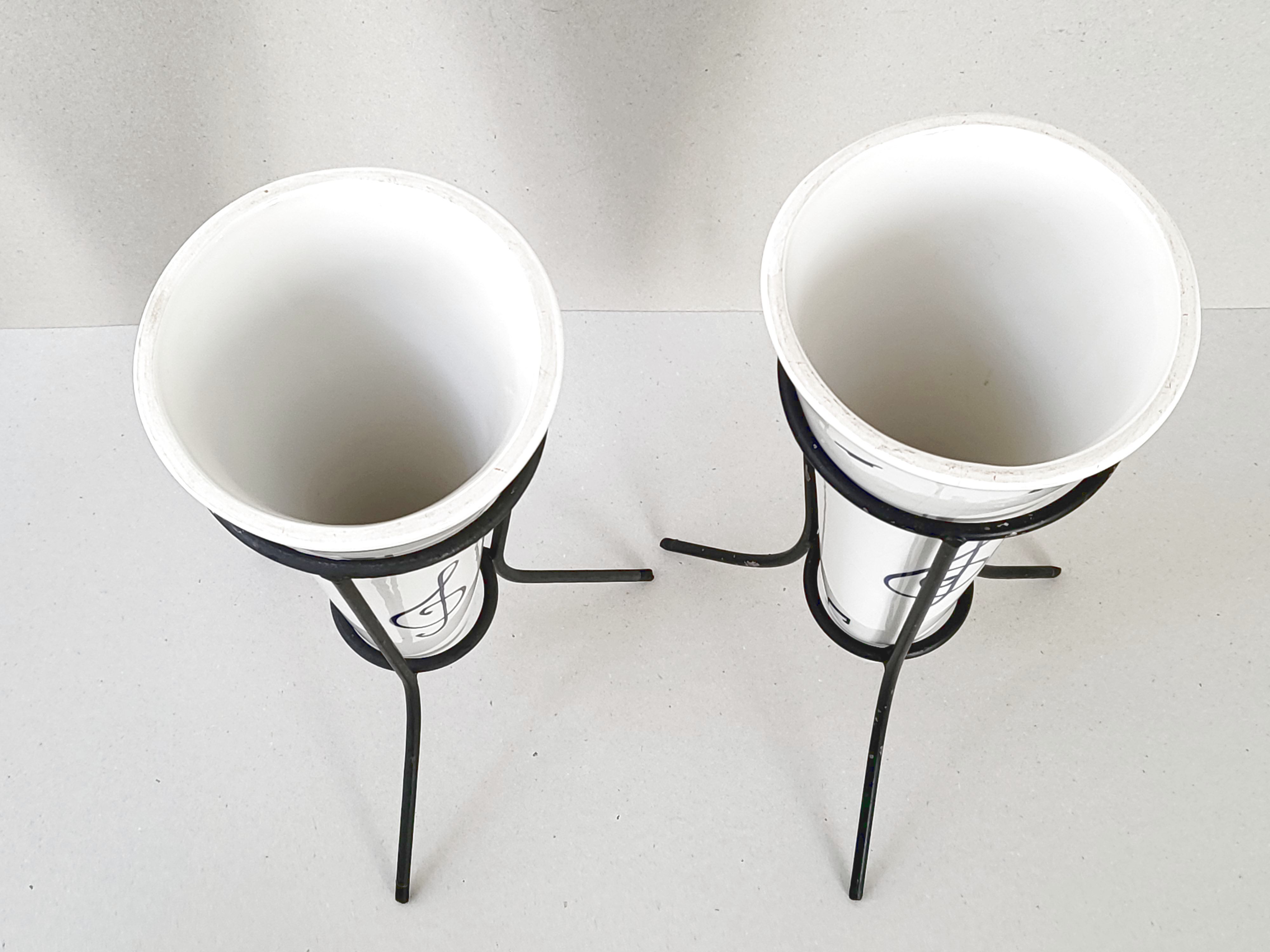 Pair of vintage vases 1950