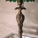 Rocaille style lamp, golden 38x15