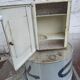 Medicine cabinet in mirror painted sheet metal