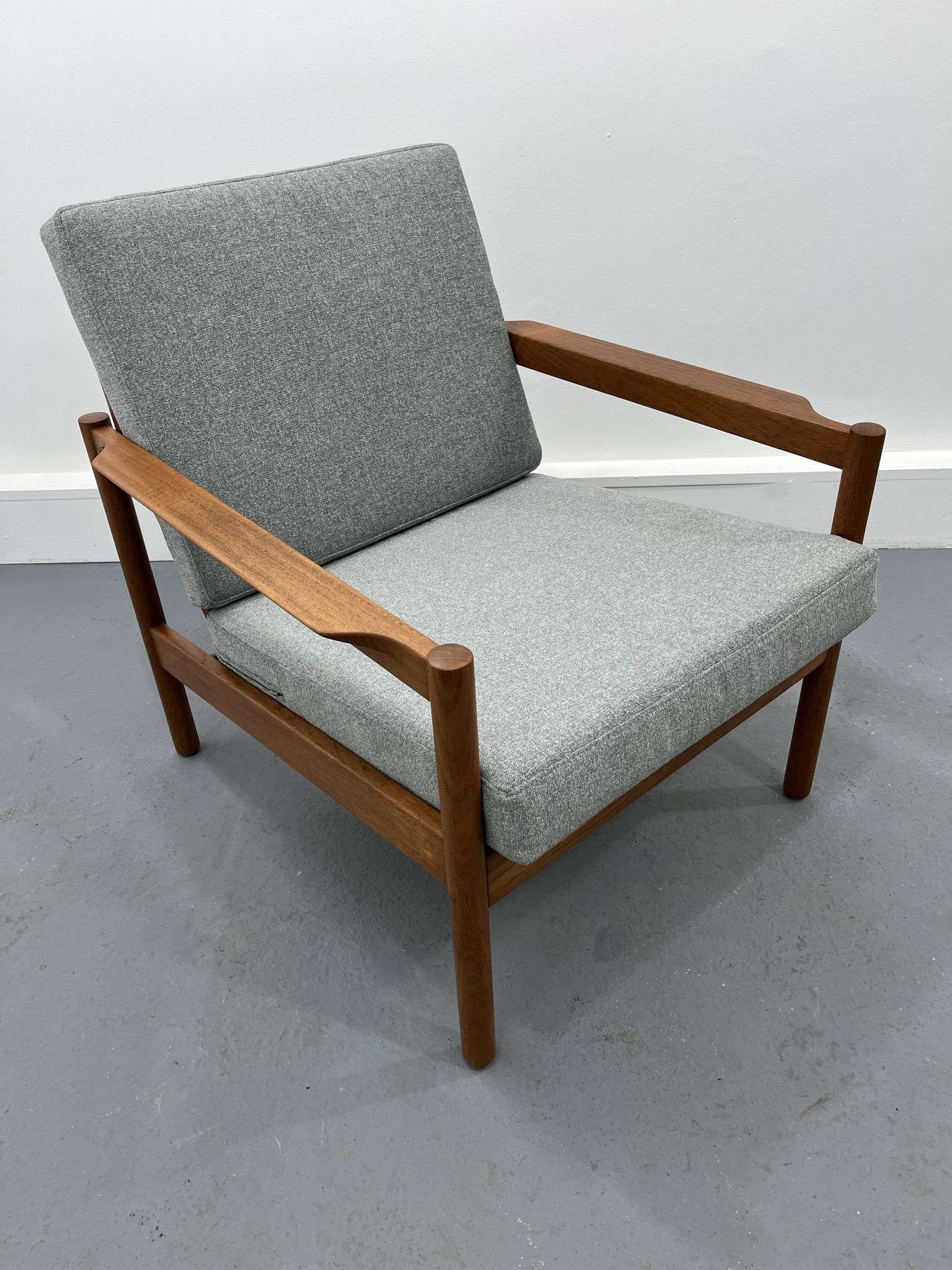 Armchair by Ib Kofod-Larsen for Magnus Olesen, 1956s
