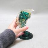 Vase sculpture Fish glass by Murano Salviati
