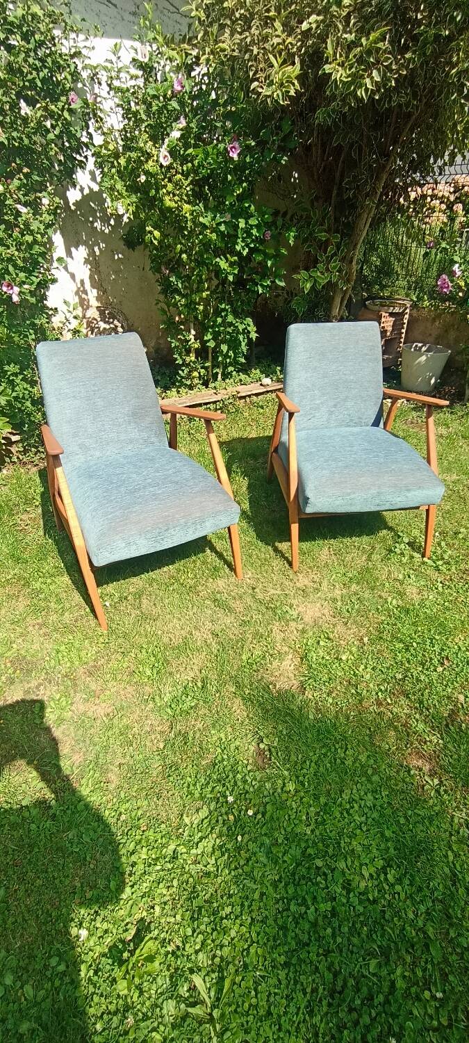 Pair of vintage armchairs