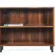 Rosewood bookcase with metal black legs, made in Denmark, 1960s
