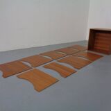 Teak A4 Register Filing Shelves, 1960s