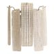 Simoeng “Listelli” Murano Glass Wall Sconce with Diamond Strips - Set 4
