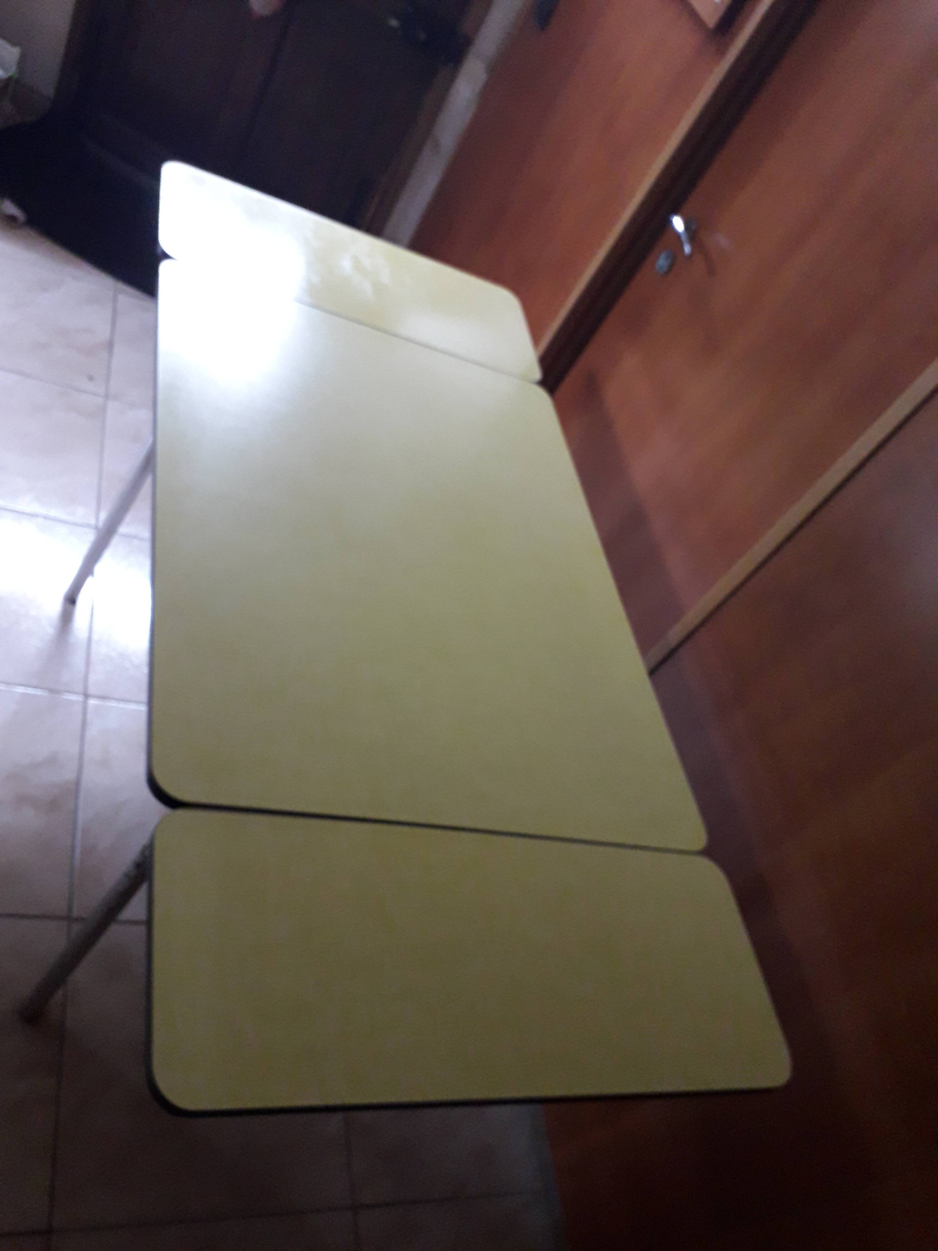 Vintage yellow formica table