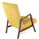 Knicos armchair in teak with yellow upholstery - very rare dutch design