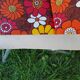 Vintage 70 "flower power" kettler folding long chair