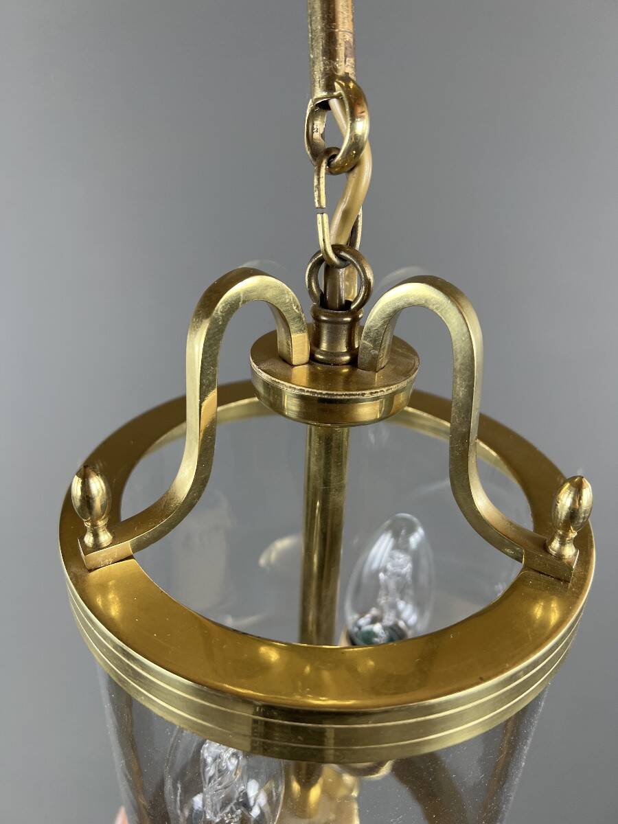Bronze and brass lantern, 20th century