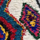 Colorful Moroccan rug Azilal - 190 x 75 cm