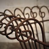 Planter door plant wrought iron 1950s