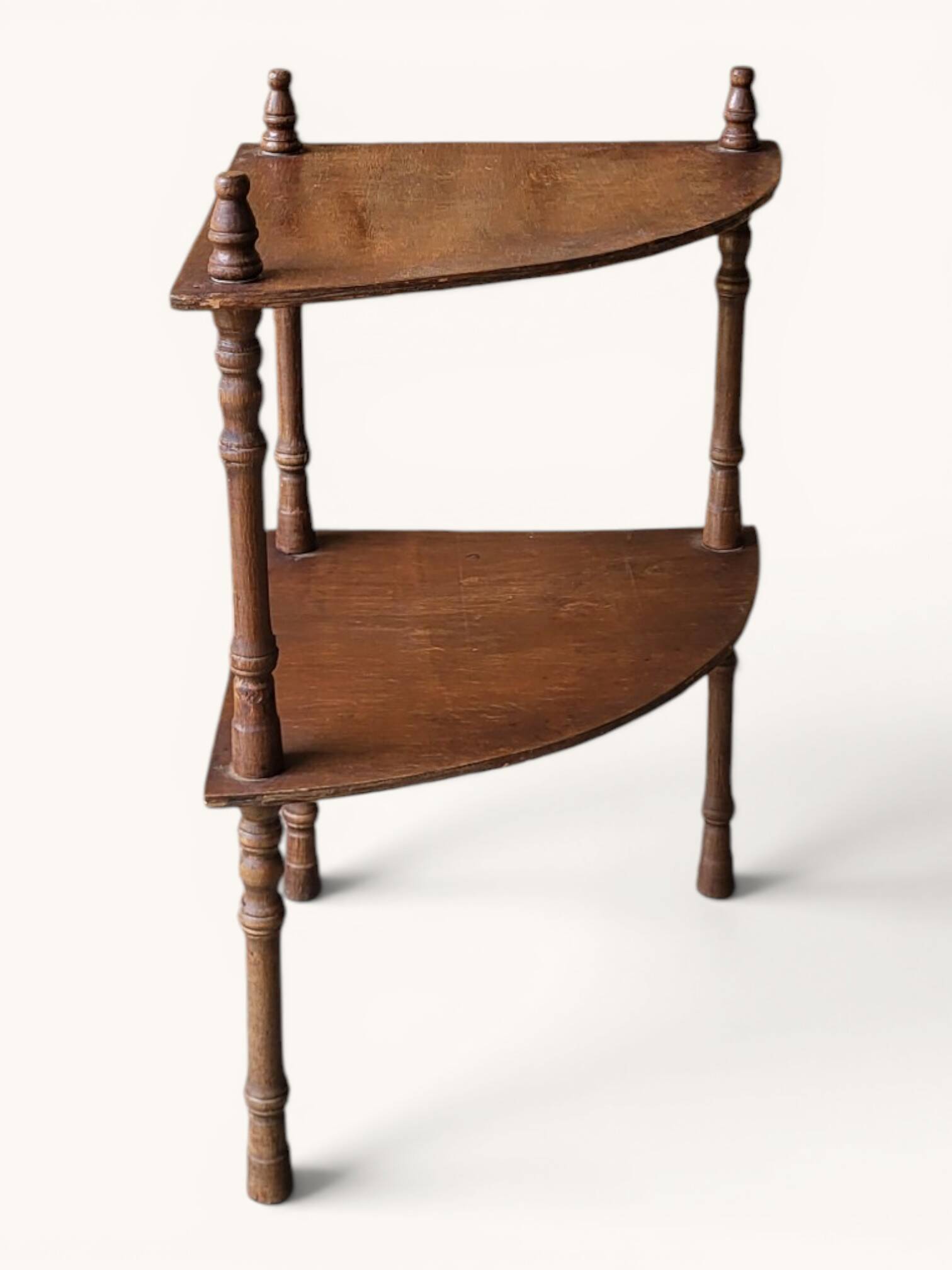 Mahogany corner shelf