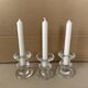 Set of 3 Littala candlesticks / Timo Sarpaneva / 1966