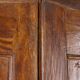 Classic Piedmontese walnut wardrobe from the early 18th century