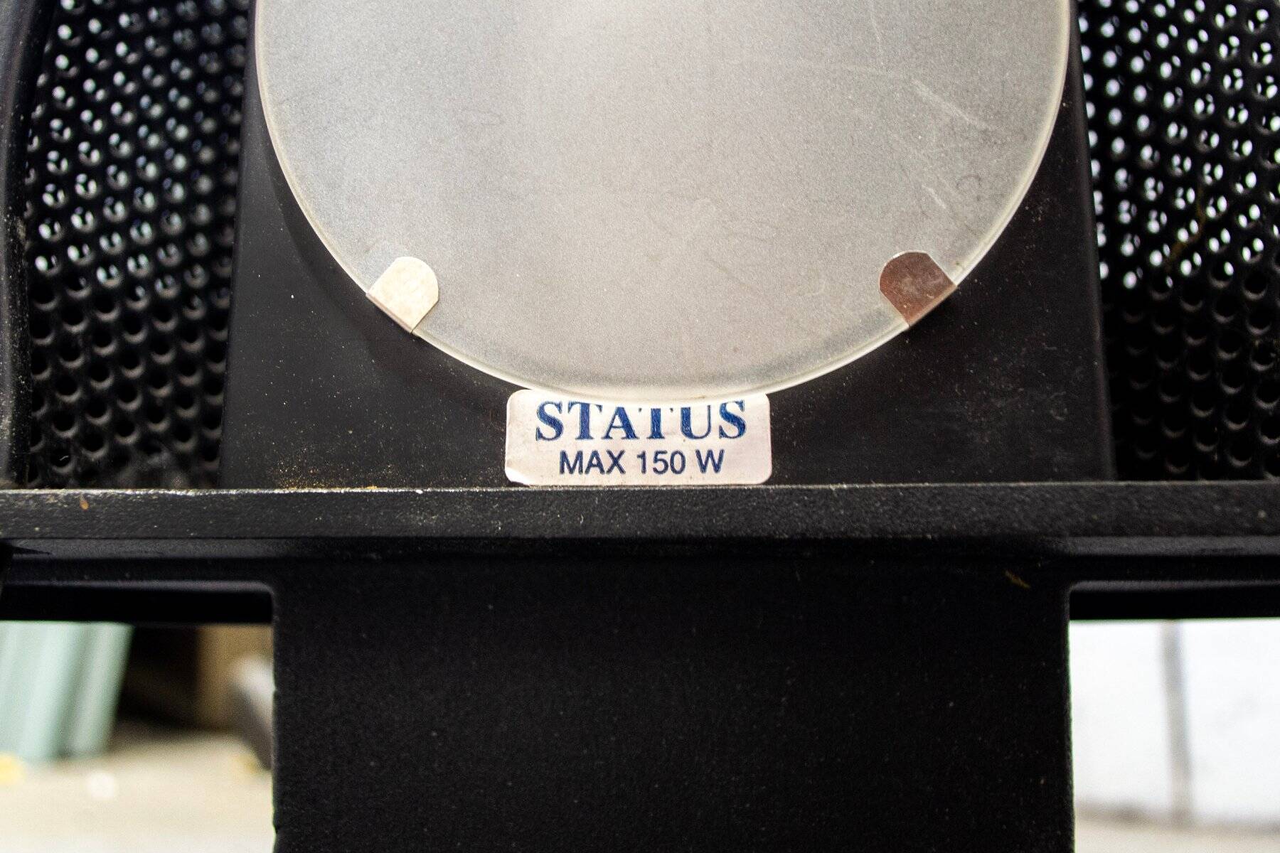 Three-light floor lamp in metal by Status Italia, 1990s.