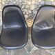 4 DSX chairs, fiberglass, Charles & Ray Eames for Herman Miller 1980