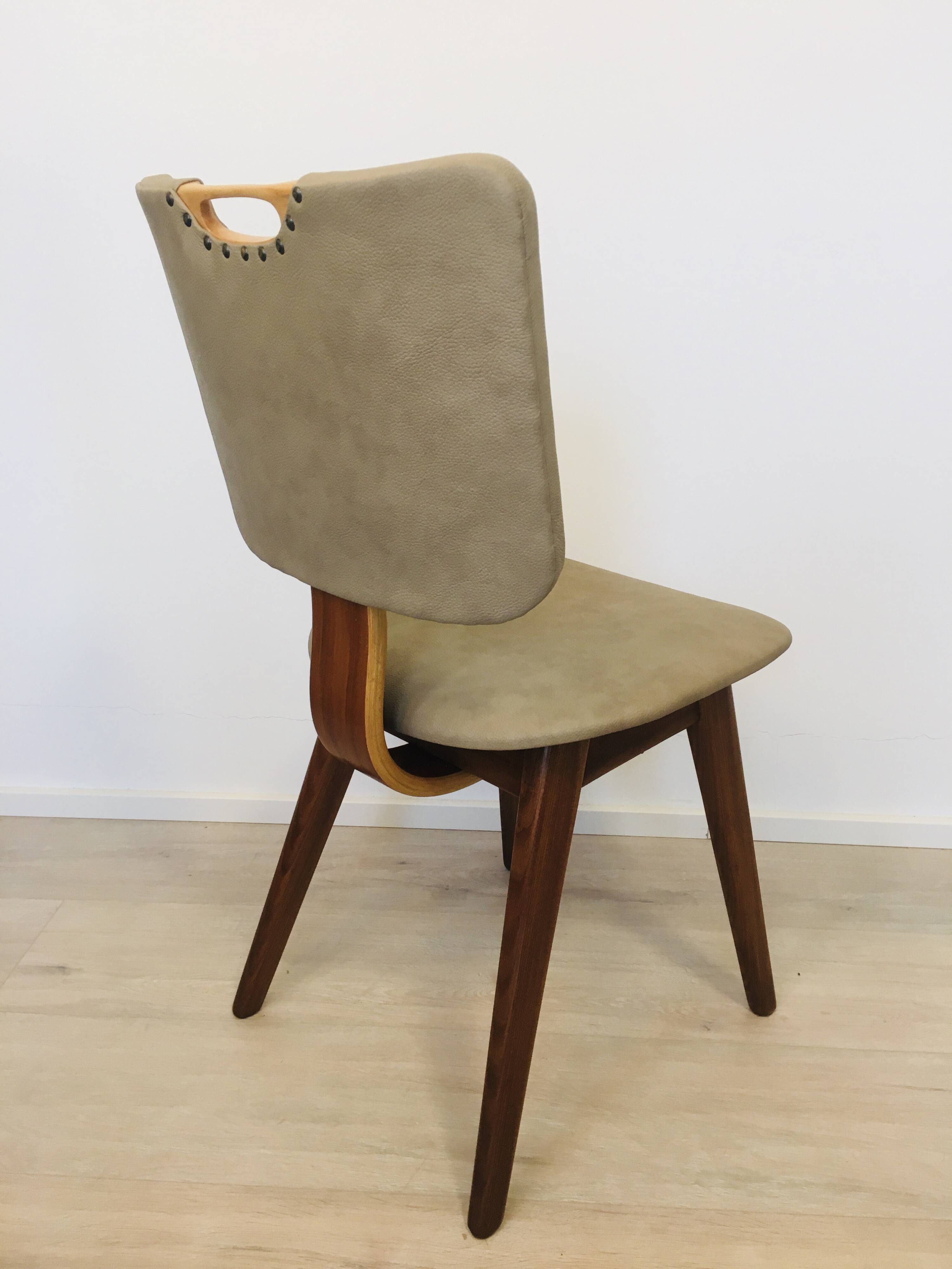 Vintage Teak Dining Chair, Netherlands 1970s