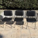 Set of 3 Pierre Paulin CM 196 chairs – Thonet – 1960s – vintage design