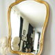 Bevelled gold mirror in Rococo style by Deknudt, Belgium, vintage.