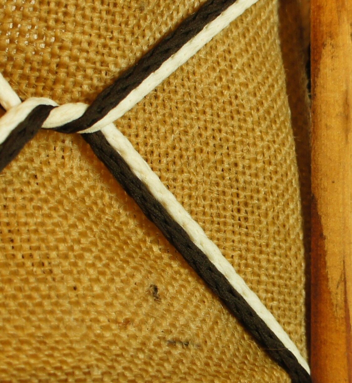 Suspension esprit scandinave jute, bois et laine