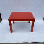 Milo Baughman for Thayer Coggin Formica Red Side Coffee Table 1960s