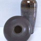 Two Broste Copenhagen designer ceramic vases
