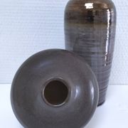 Two Broste Copenhagen designer ceramic vases
