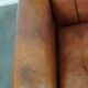 Sheepskin ArtDeco design armchair with a beautiful appearance