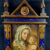 French school around 1800 virgin and child oil on canvas xix eme