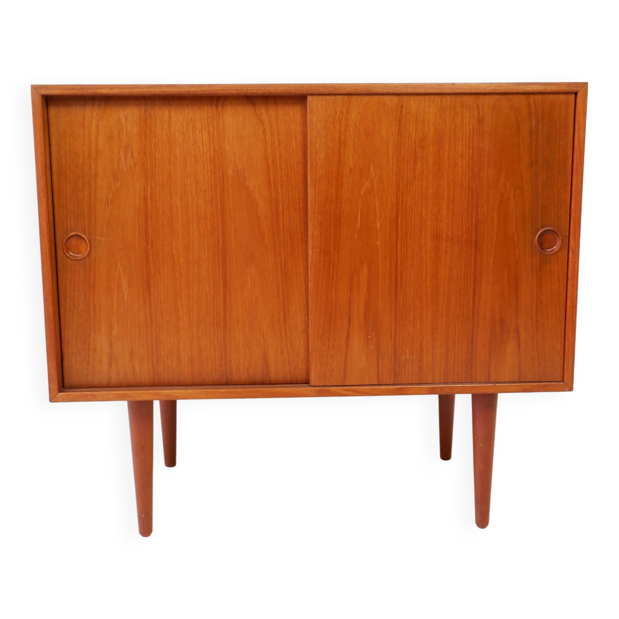 Danish sliding door cabinet by Kai Kristiansen, 1960s