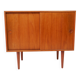 Danish sliding door cabinet by Kai Kristiansen, 1960s