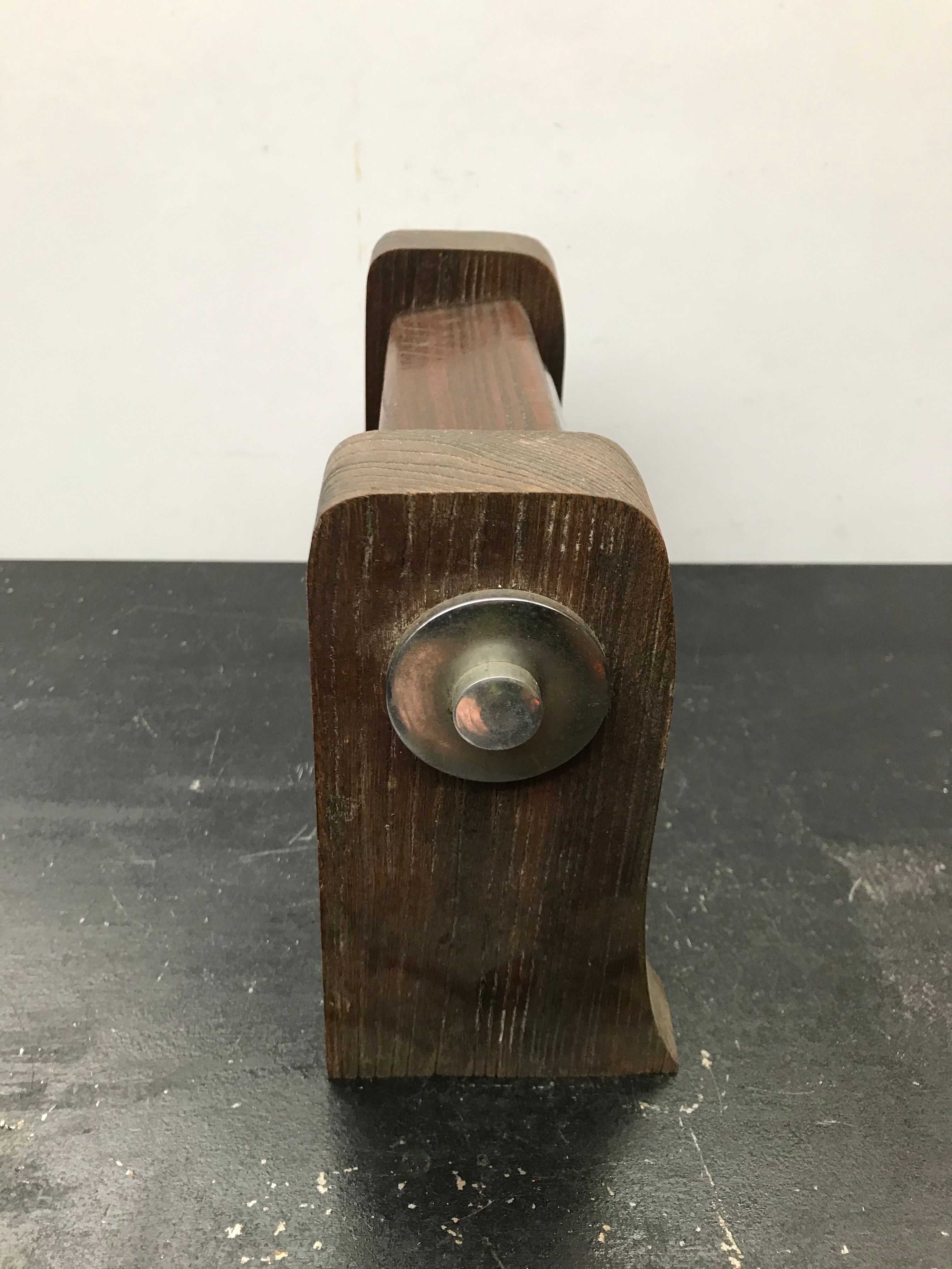 Bayard table pendule clock 8 days wood - vintage chromé metal
