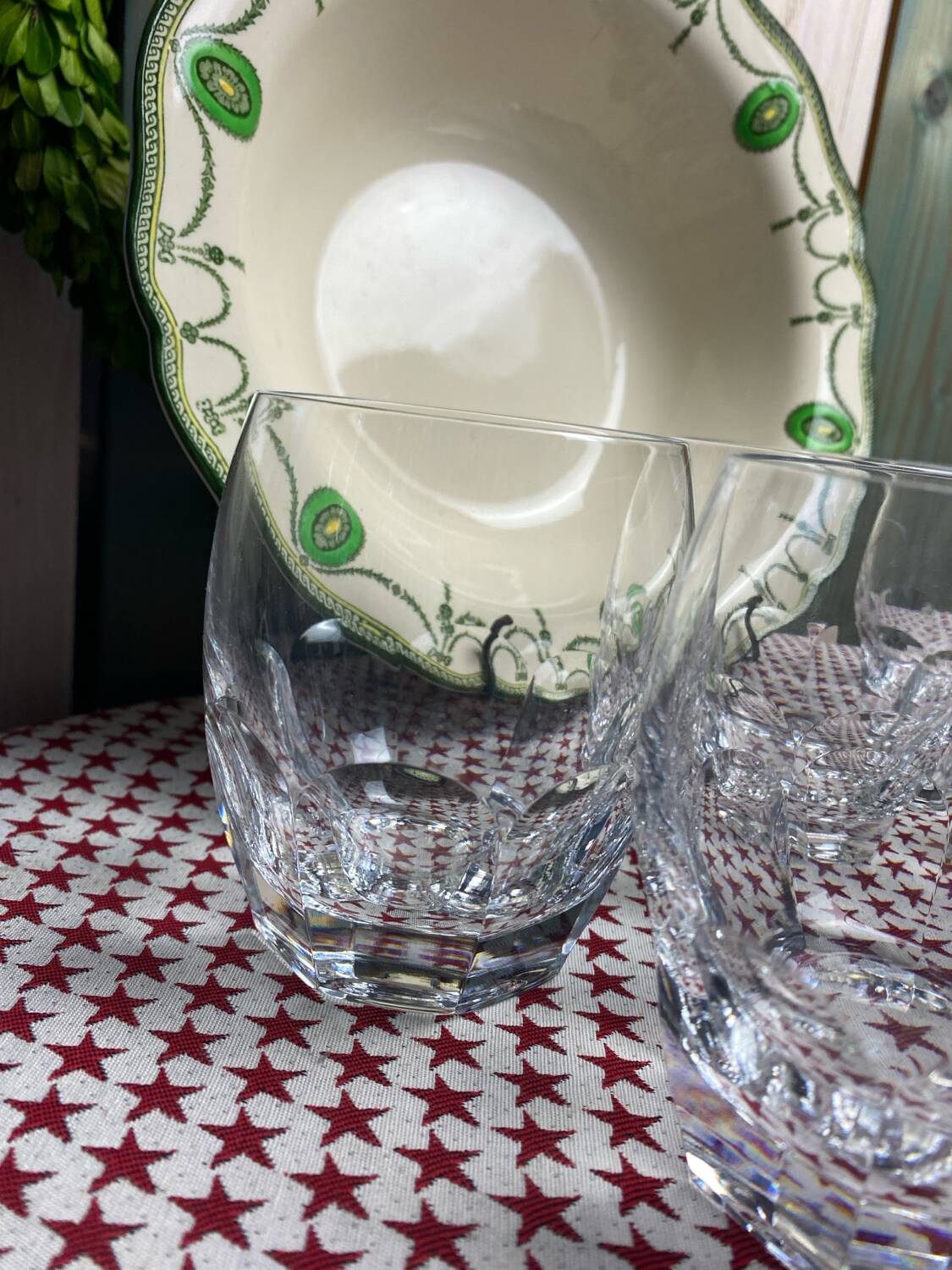 Lot de 5 gobelets en cristal