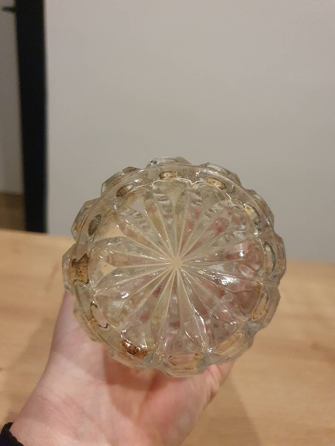 Vintage glass tube vase
