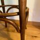 Paire de tabourets de bistrot en bois tourné et assise en skaï rouge XX siècle