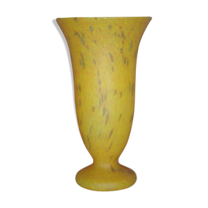 vase en pate de verre