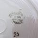 4 vintage K&G Luneville dessert plates, Chantal model 221014
