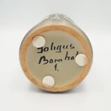 Vase en céramique, design danois, années 1960, fabriqué par Johgus Bornholm Keramik