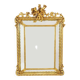 Gold Mirror XL Crown Napoleon III Style France 127x86cm