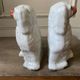 Pair of ceramic Staffordshire dogs late 19th century