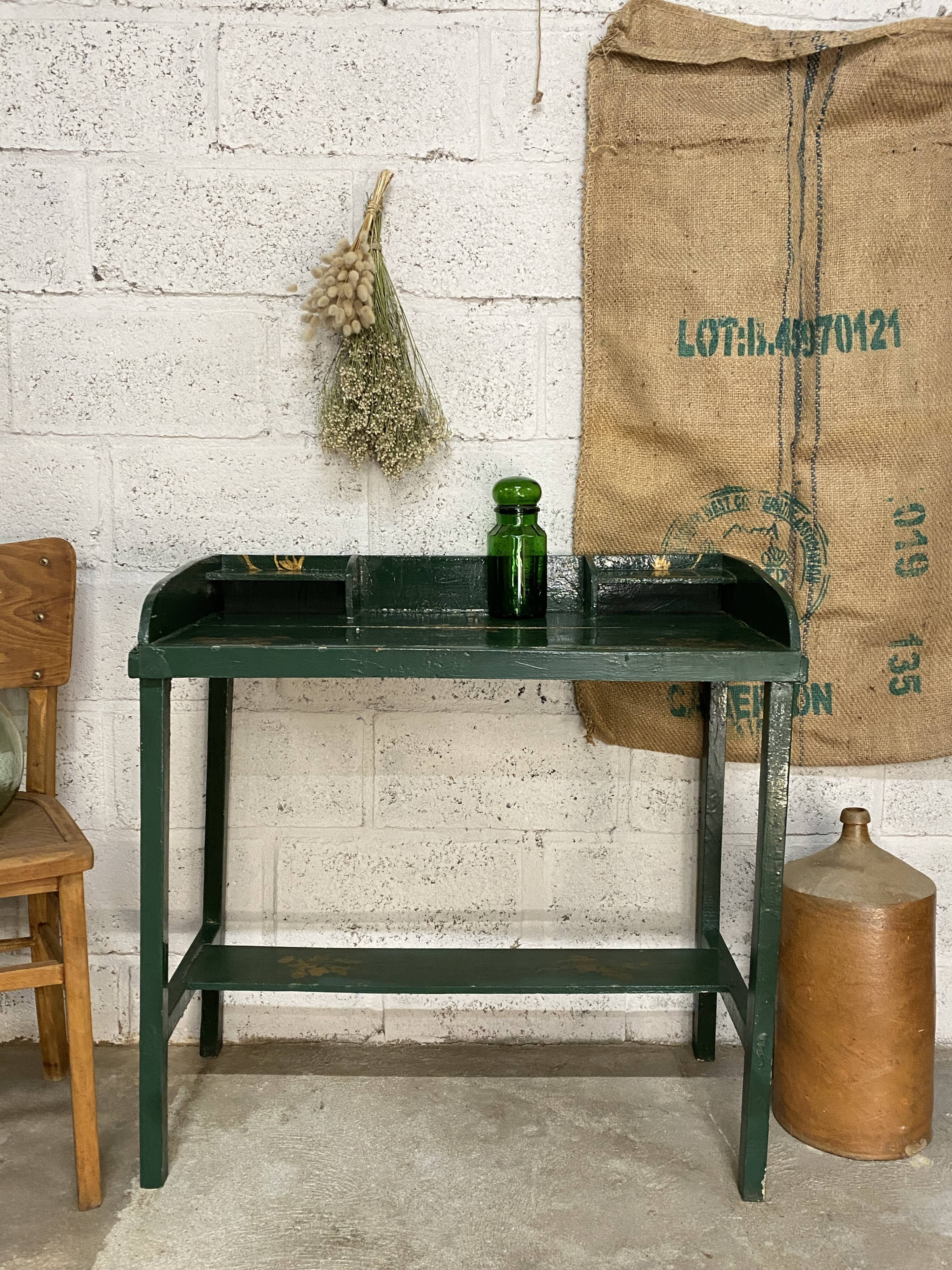 Patinated hairdresser's cabinet