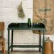Patinated hairdresser's cabinet