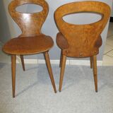 Suite 4 chairs Bistro Baumann model Ant 1960